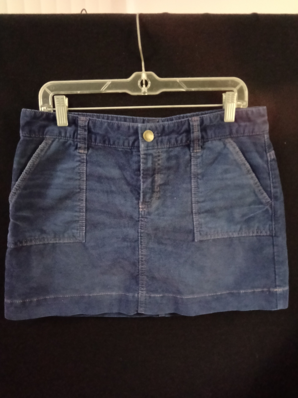 GAP Blue Corduroy Mini Skirt
